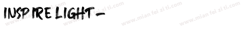 inspire Light字体转换